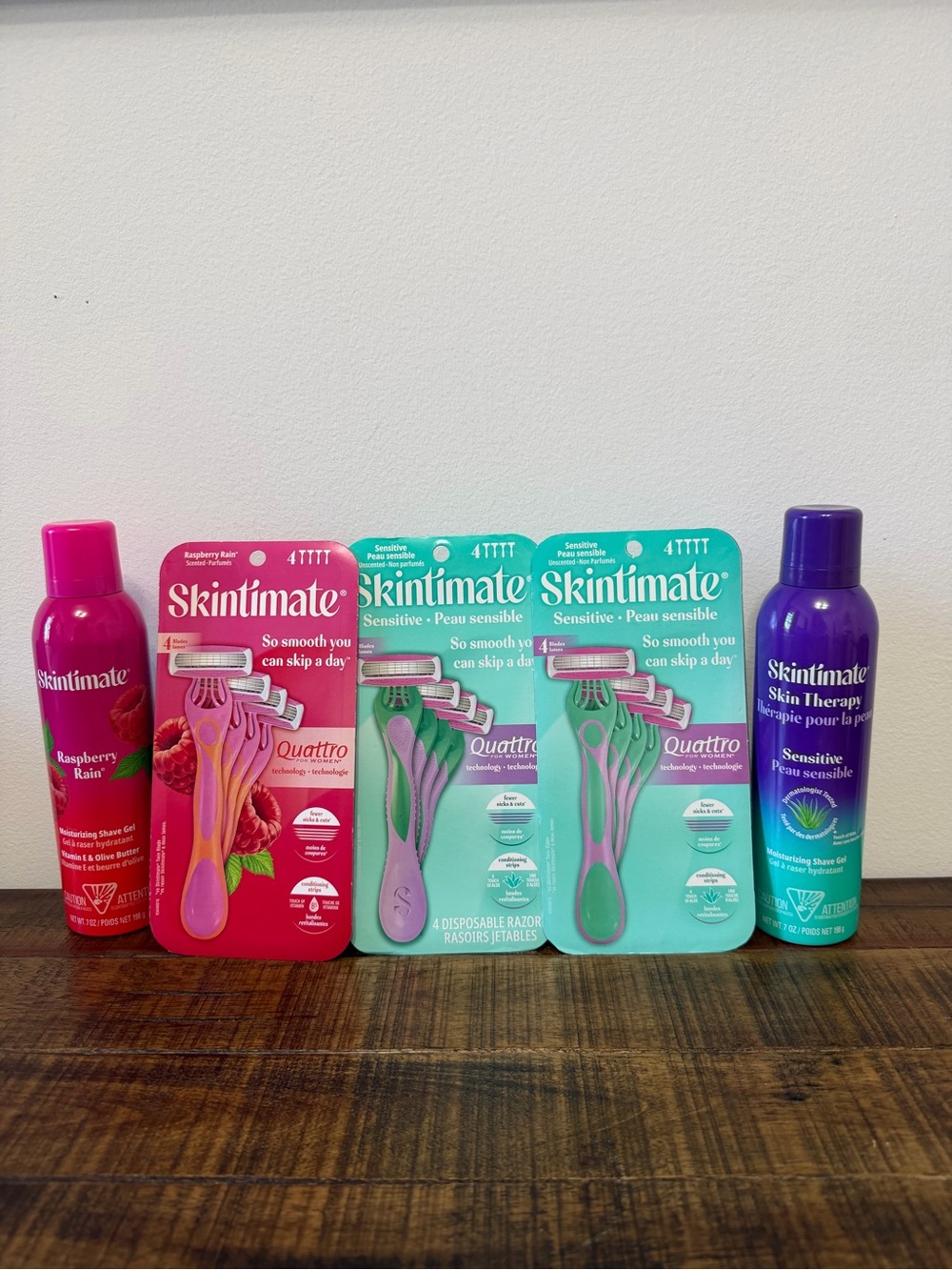 Skintimate Razors & Shave Gel Bundle